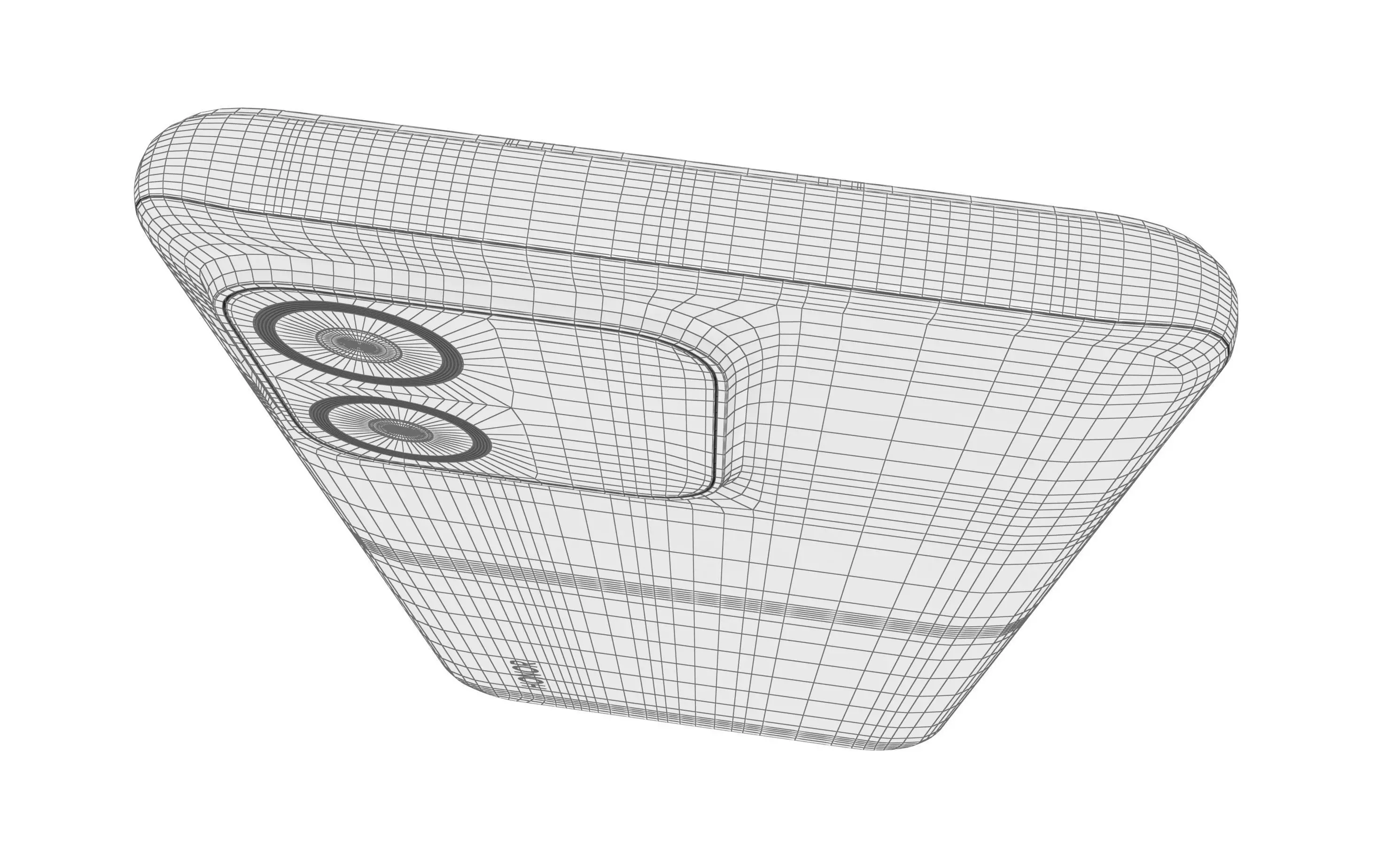 Honor X5 Black High Poly 3D model_15