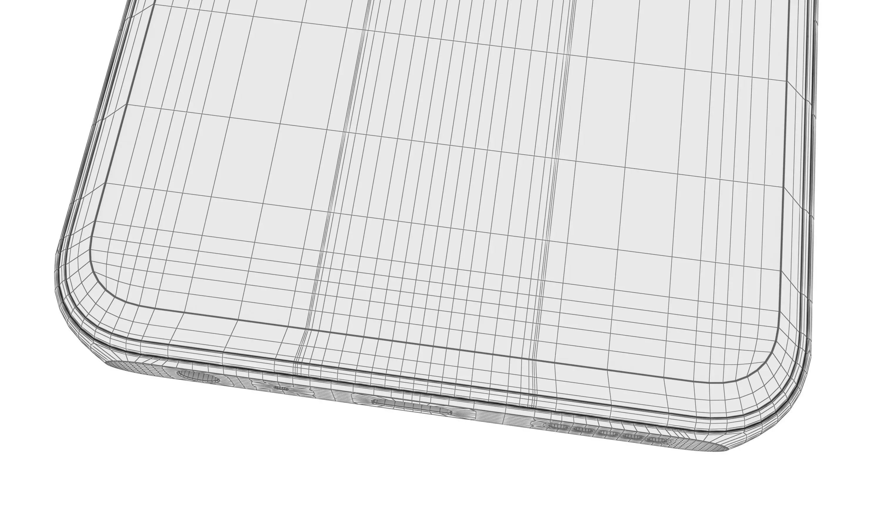 Honor X5 Black High Poly 3D model_18