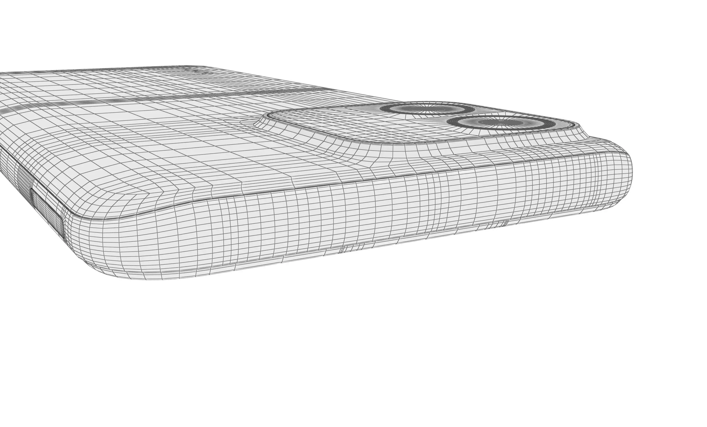 Honor X5 Black High Poly 3D model_20