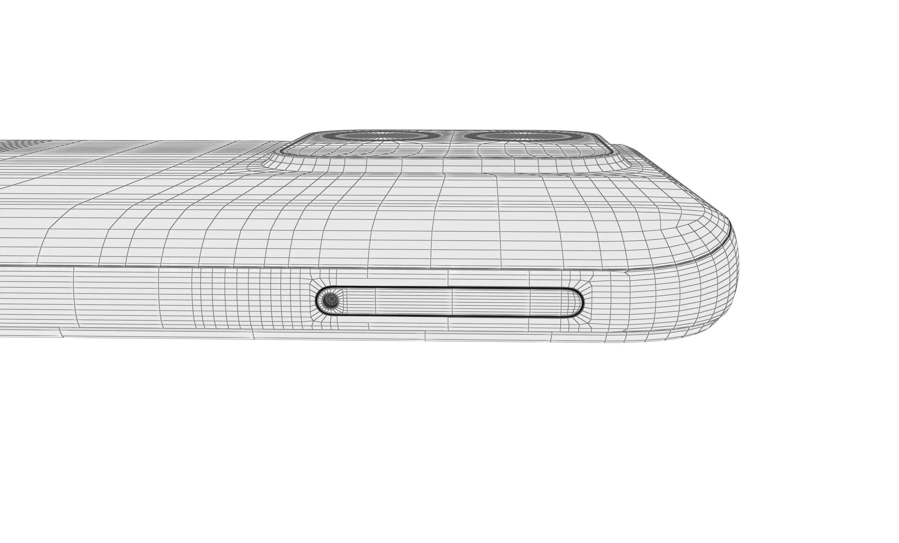 Honor X5 Black High Poly 3D model_21