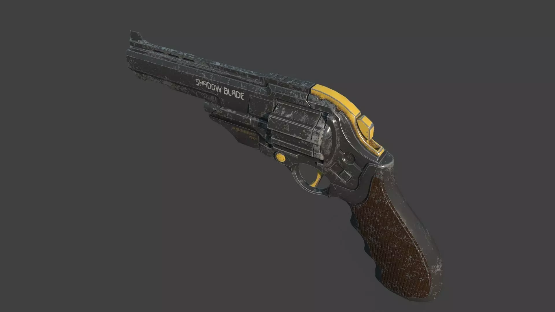 Future Sci-Fi Revolver 3D model_3