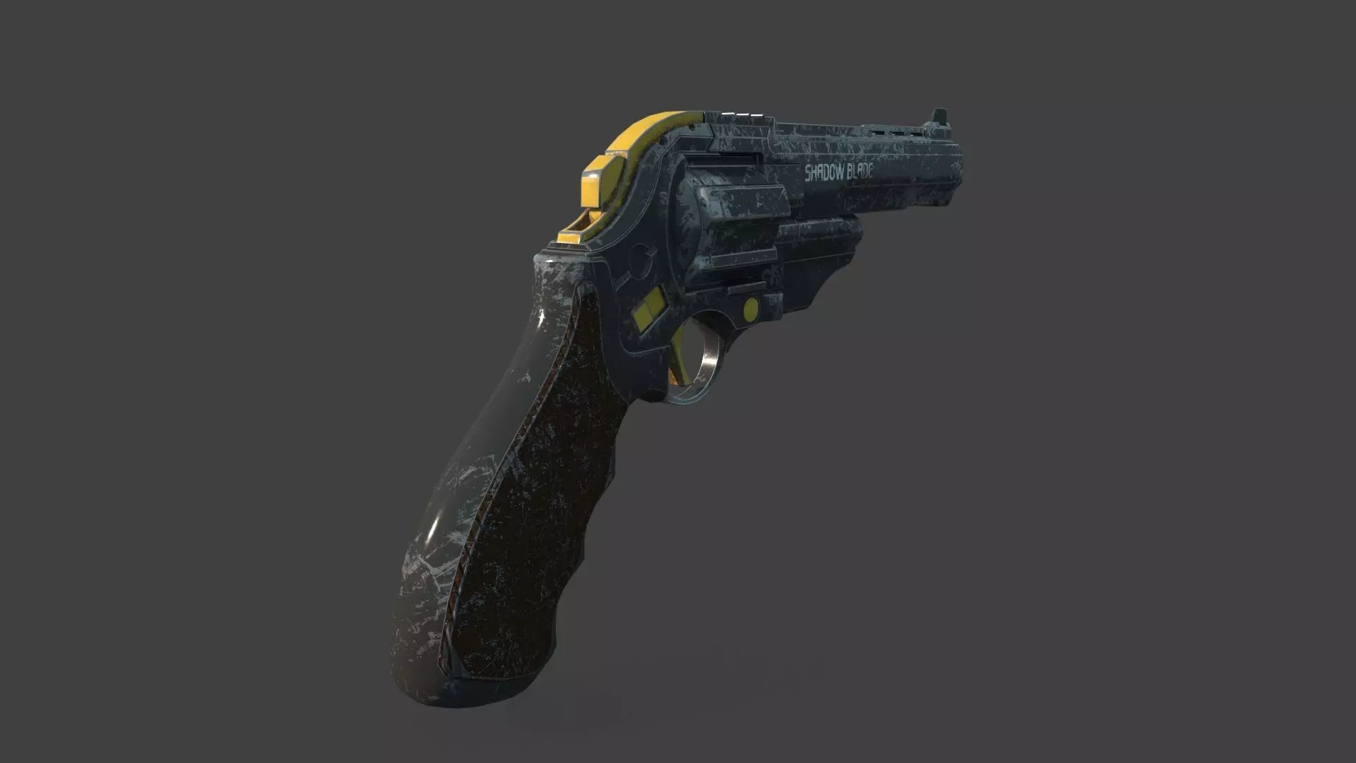 Future Sci-Fi Revolver 3D model_6