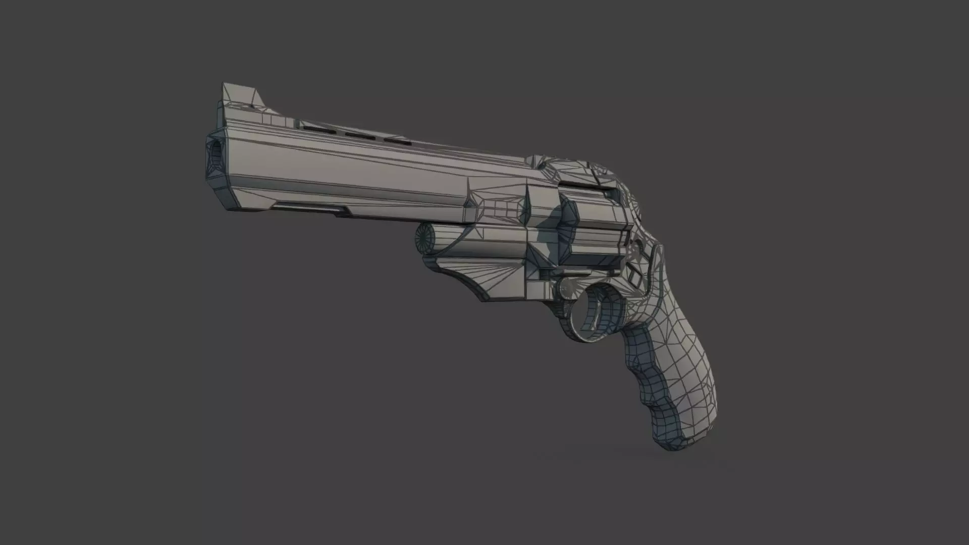 Future Sci-Fi Revolver 3D model_8