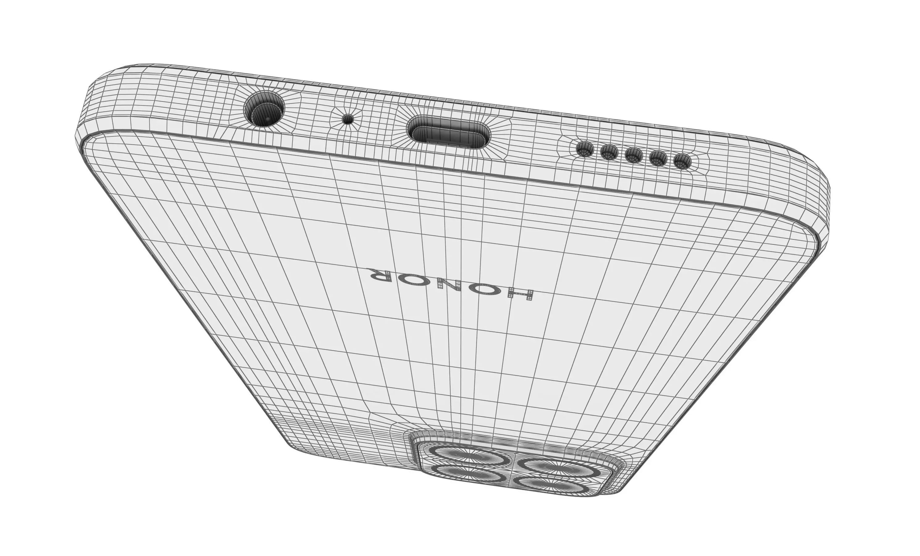 Honor X5b Plus Ocean Blue High Poly 3D model_16