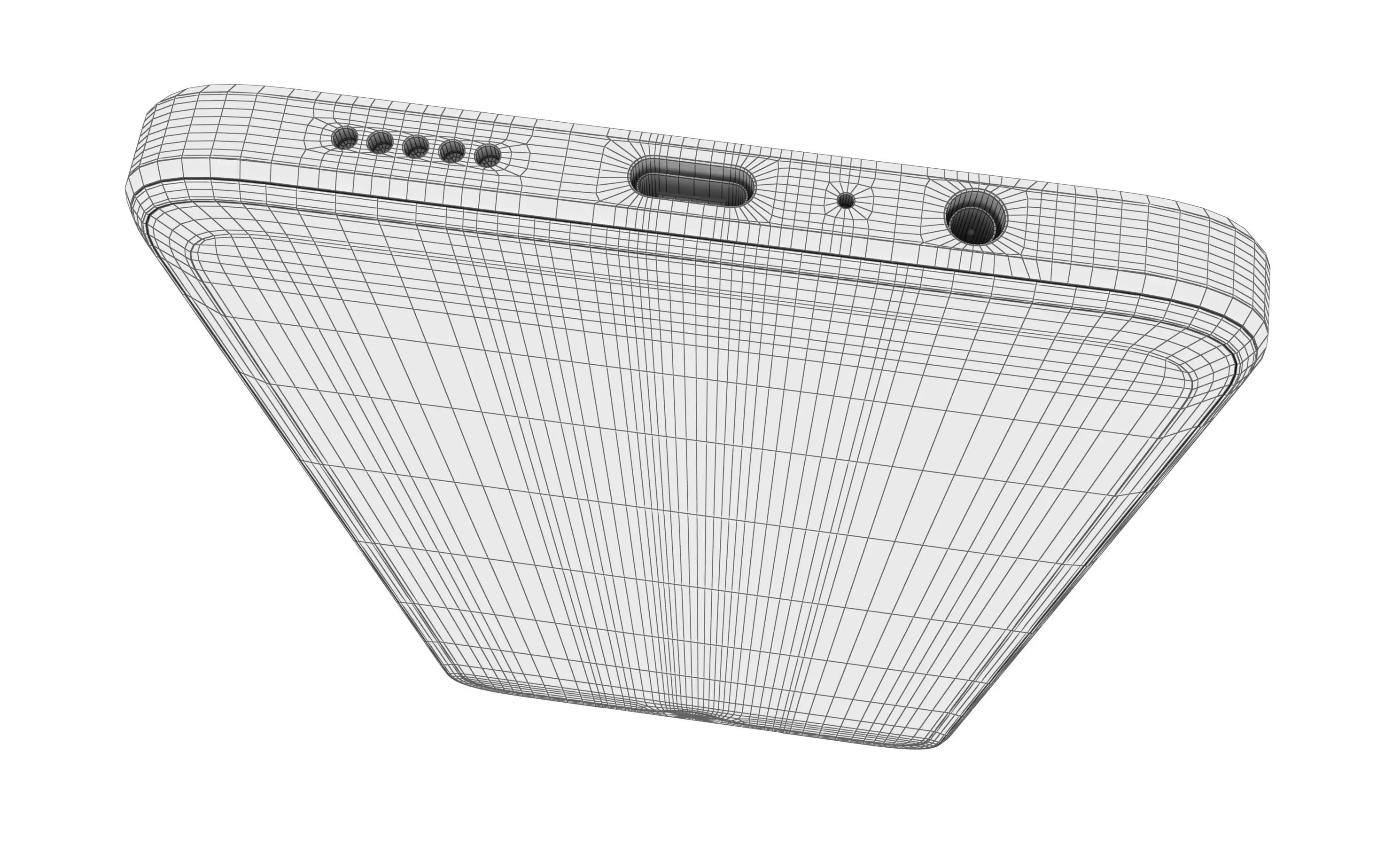 Honor X5b Plus Ocean Blue High Poly 3D model_15