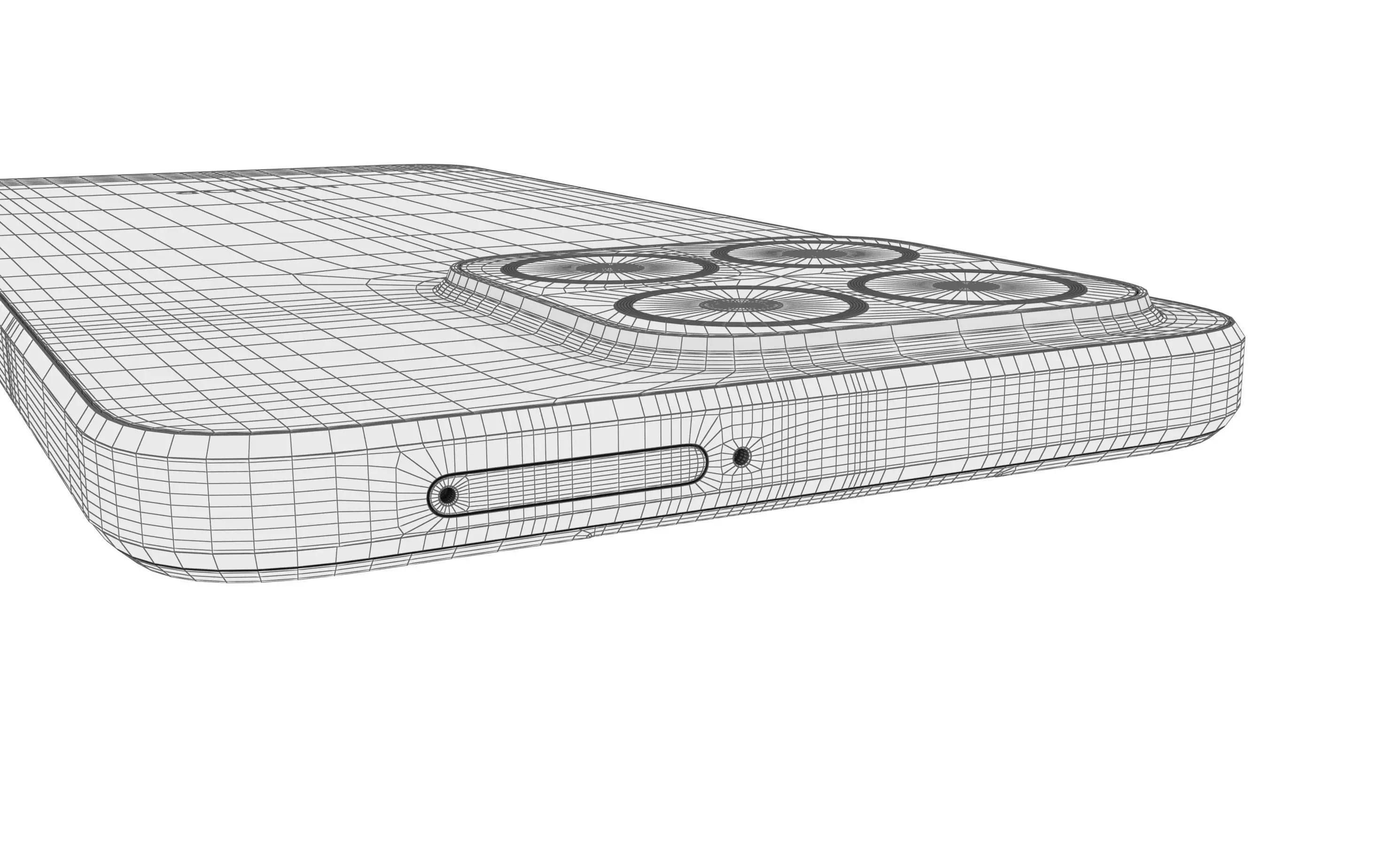 Honor X5b Plus Ocean Blue High Poly 3D model_19