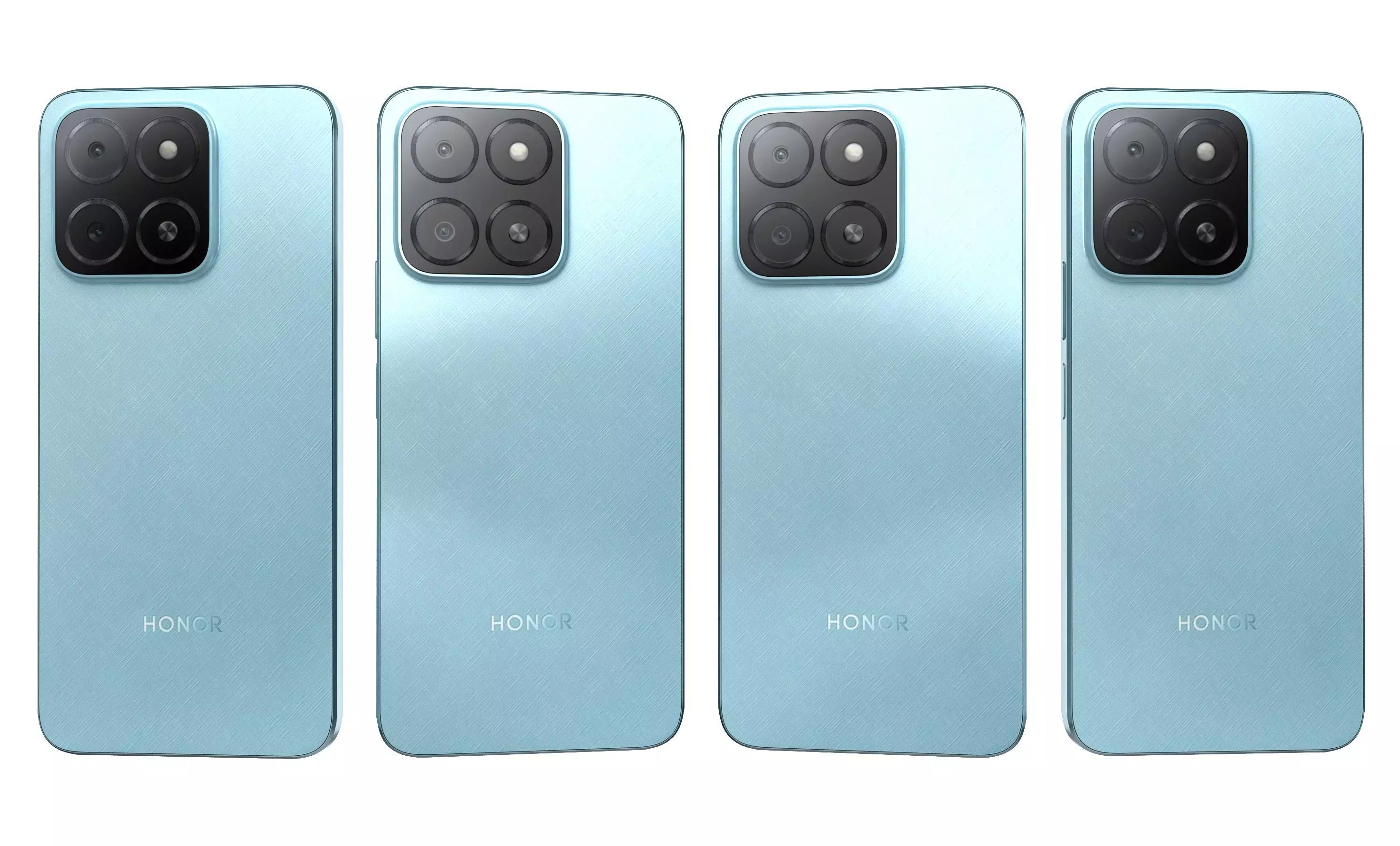 Honor X5b Plus Ocean Blue High Poly 3D model_26