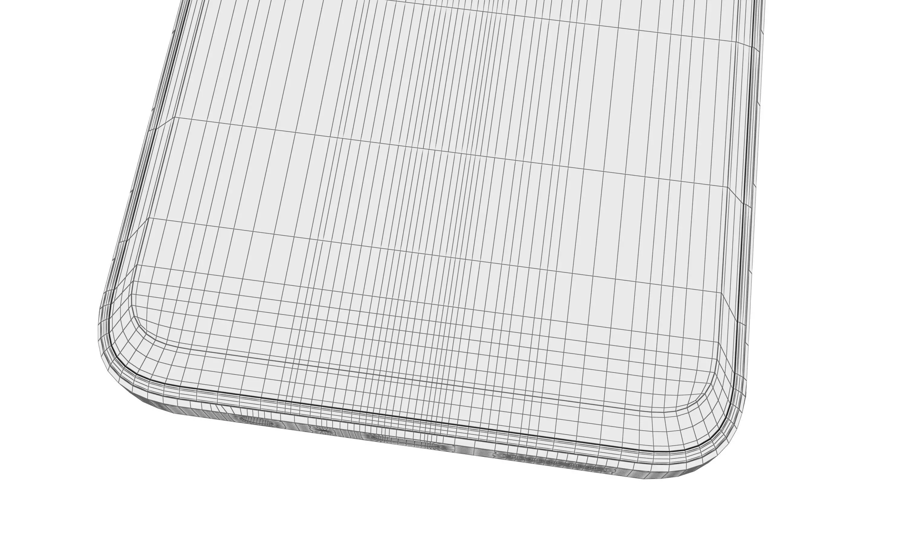 Honor X5b Plus Ocean Blue High Poly 3D model_17