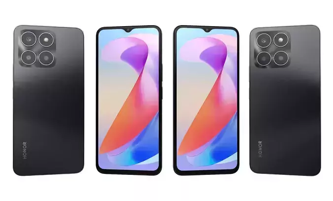 Honor X6a Black High Poly