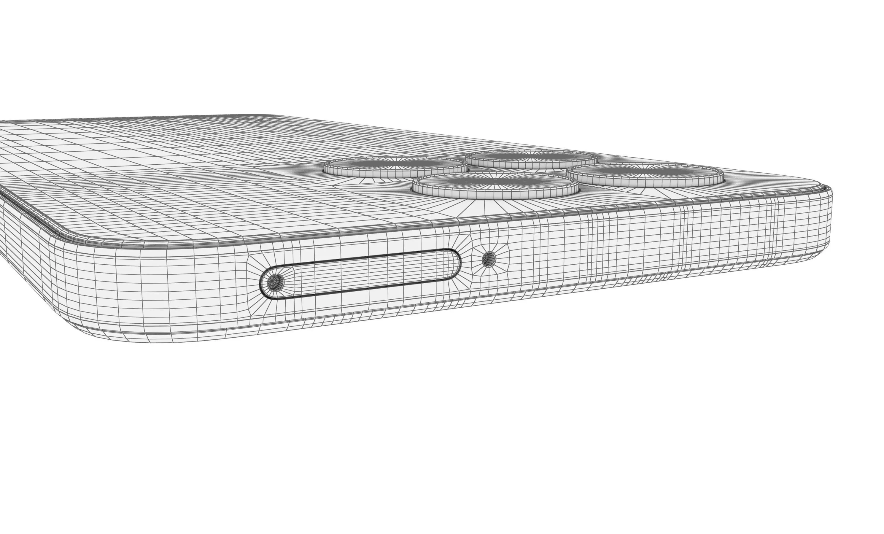 Honor X6a Black High Poly 3D model_18