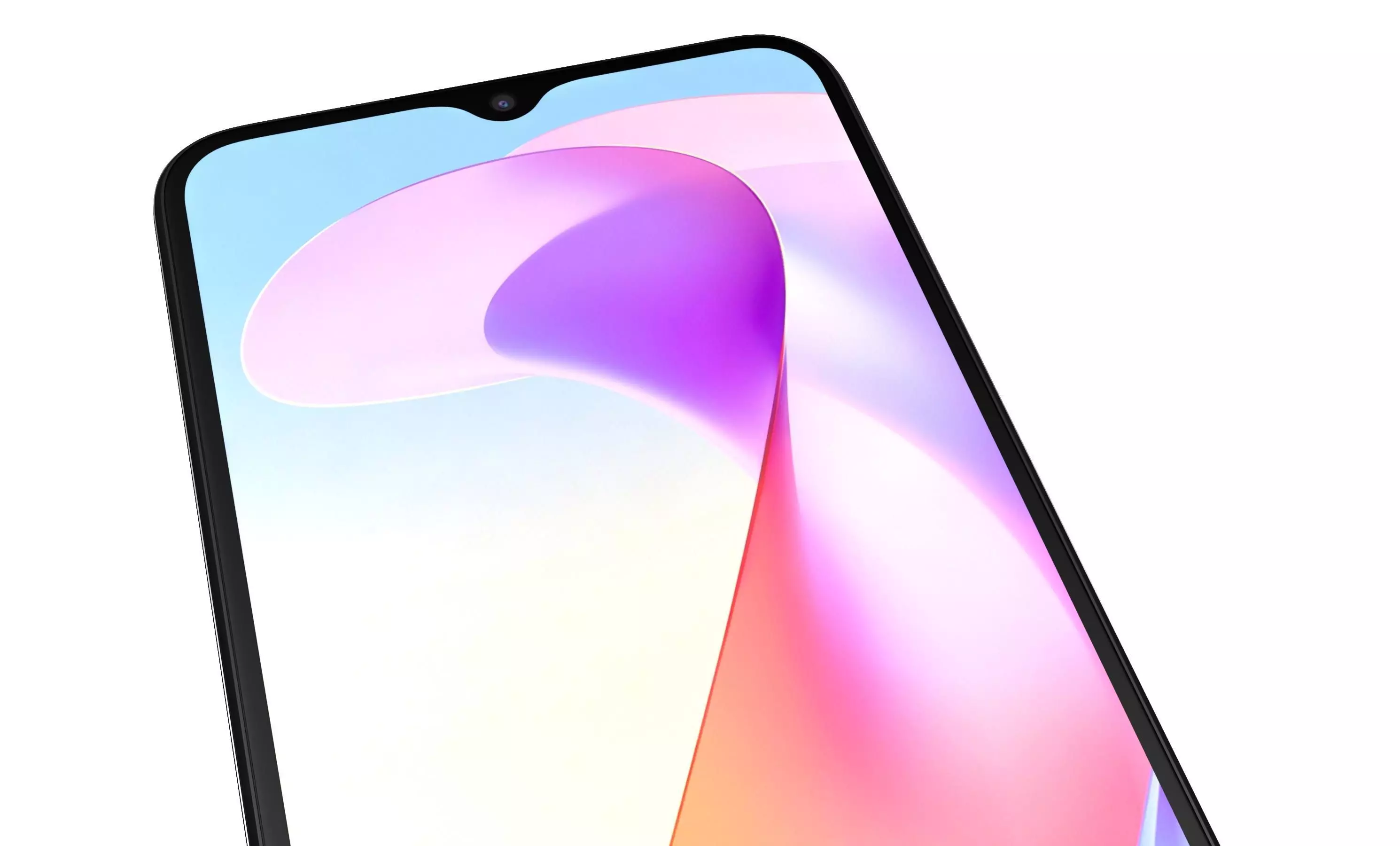 Honor X6a Black High Poly 3D model_8