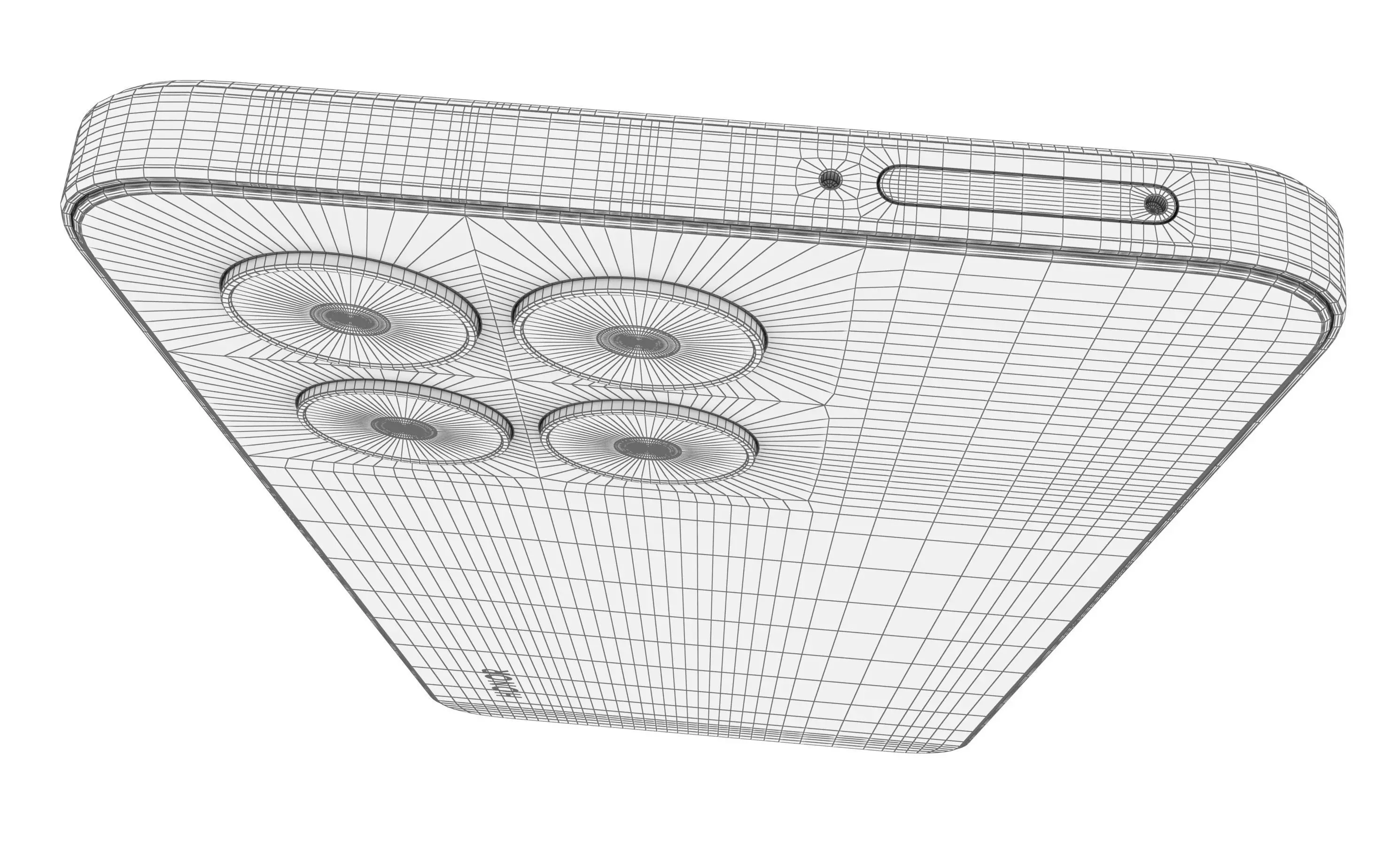 Honor X6a Blue High Poly 3D model_14