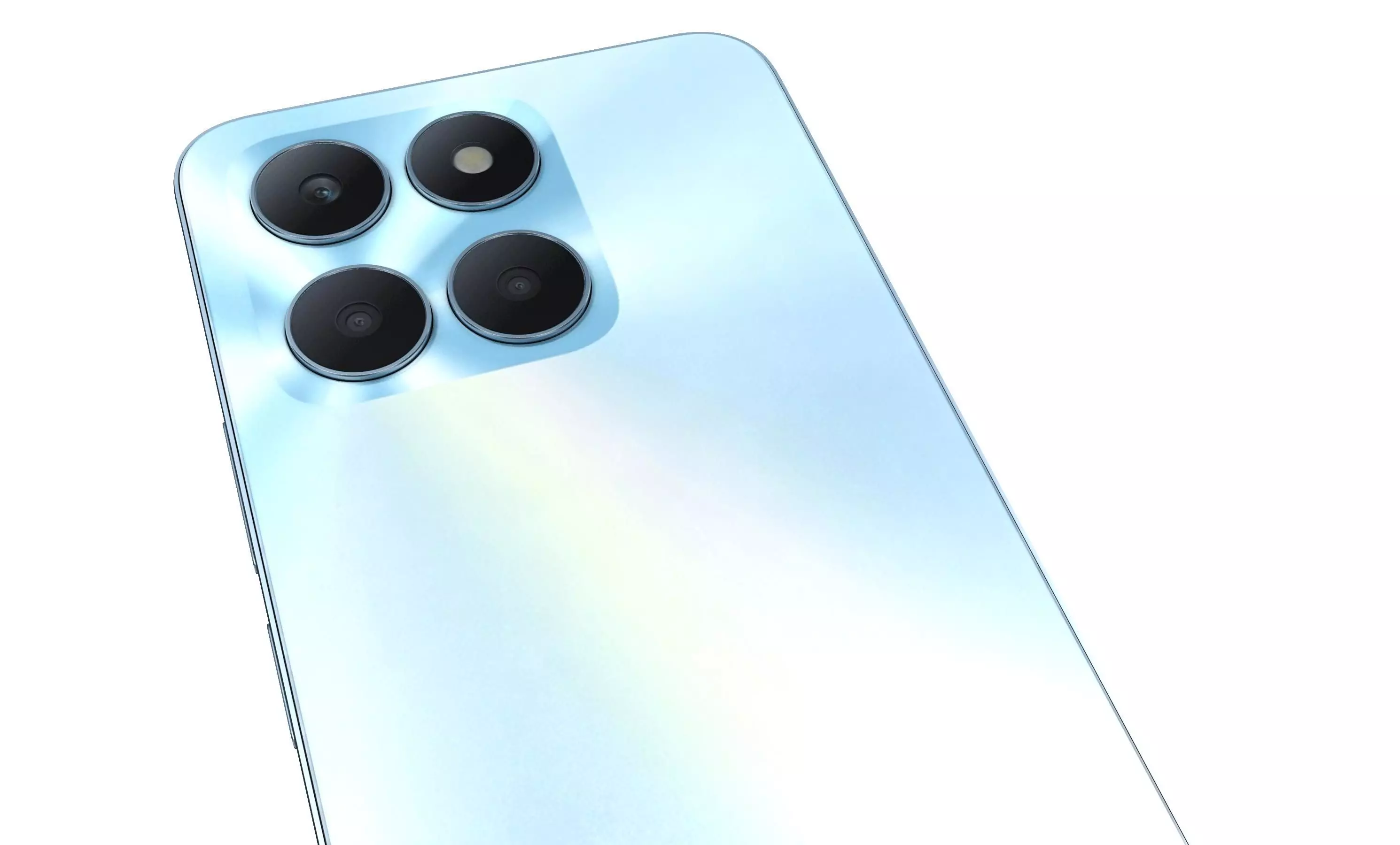 Honor X6a Blue High Poly 3D model_9