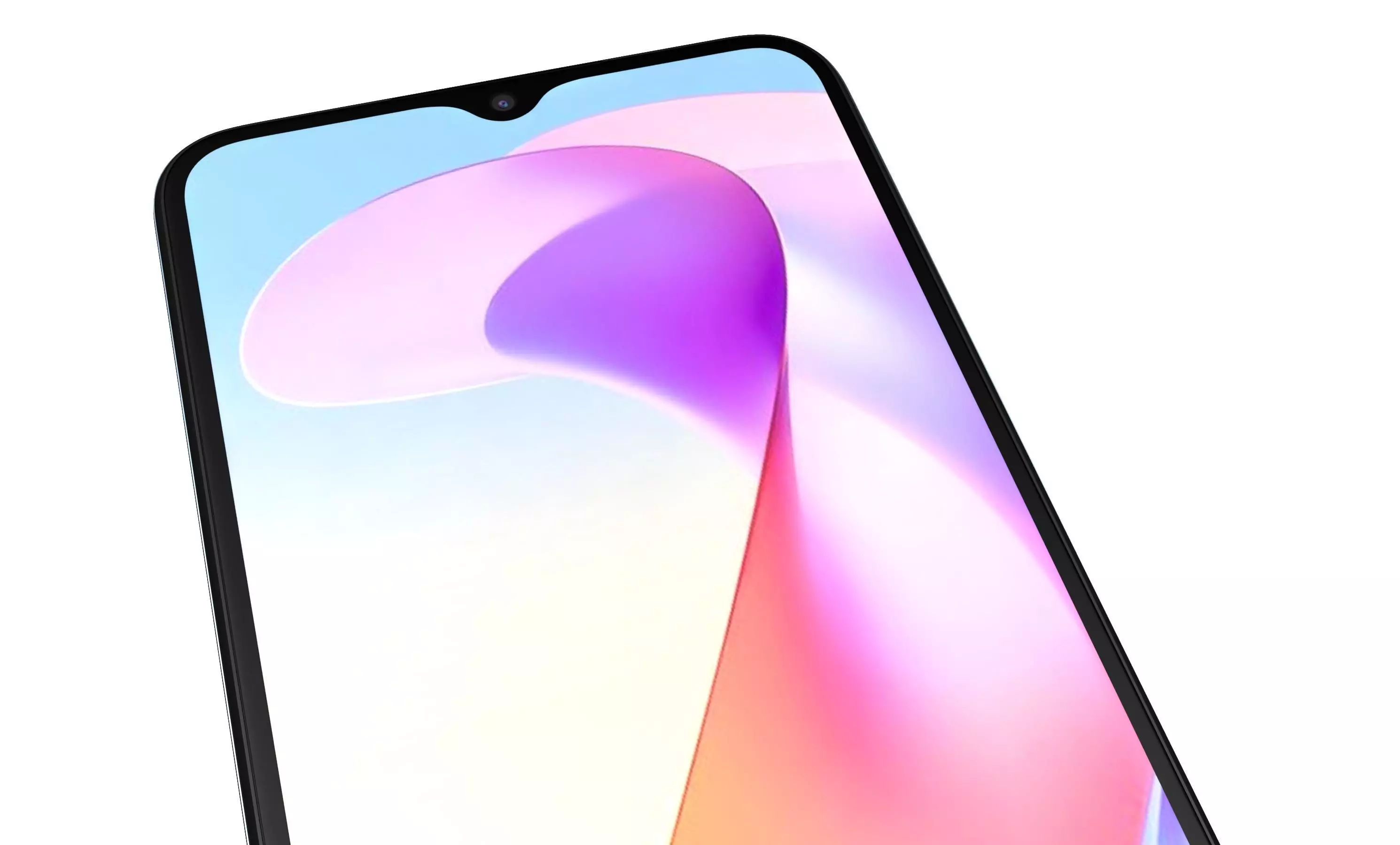 Honor X6a Blue High Poly 3D model_8