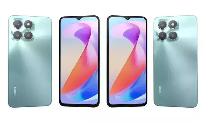 Honor X6a Green High Poly 