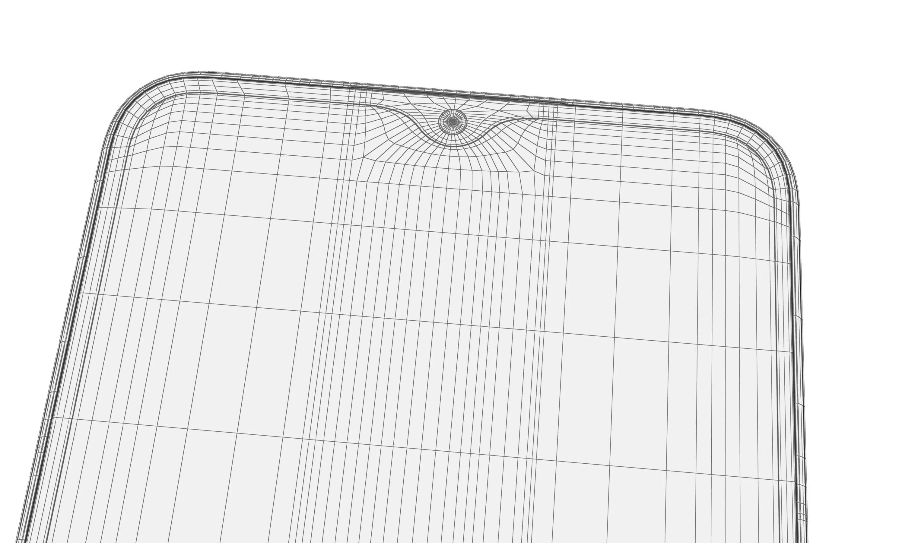 Honor X6a Green High Poly 3D model_17