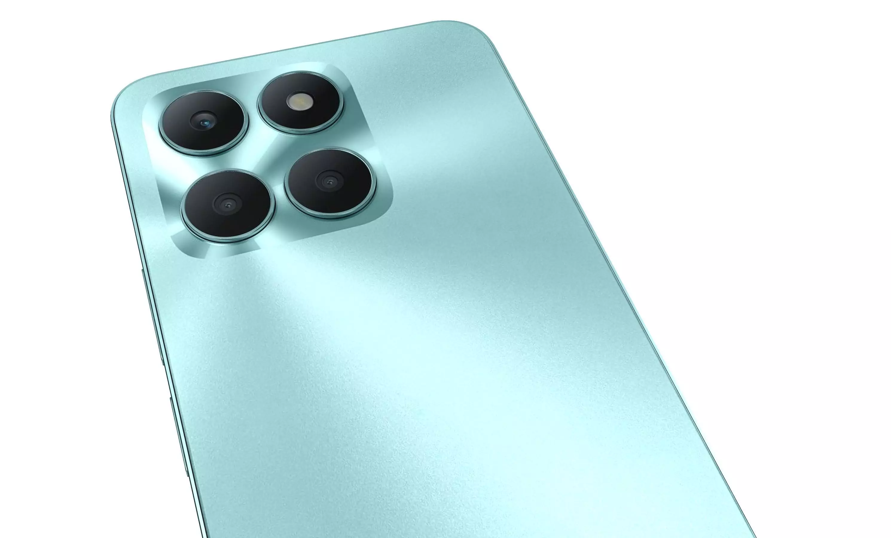 Honor X6a Green High Poly 3D model_9