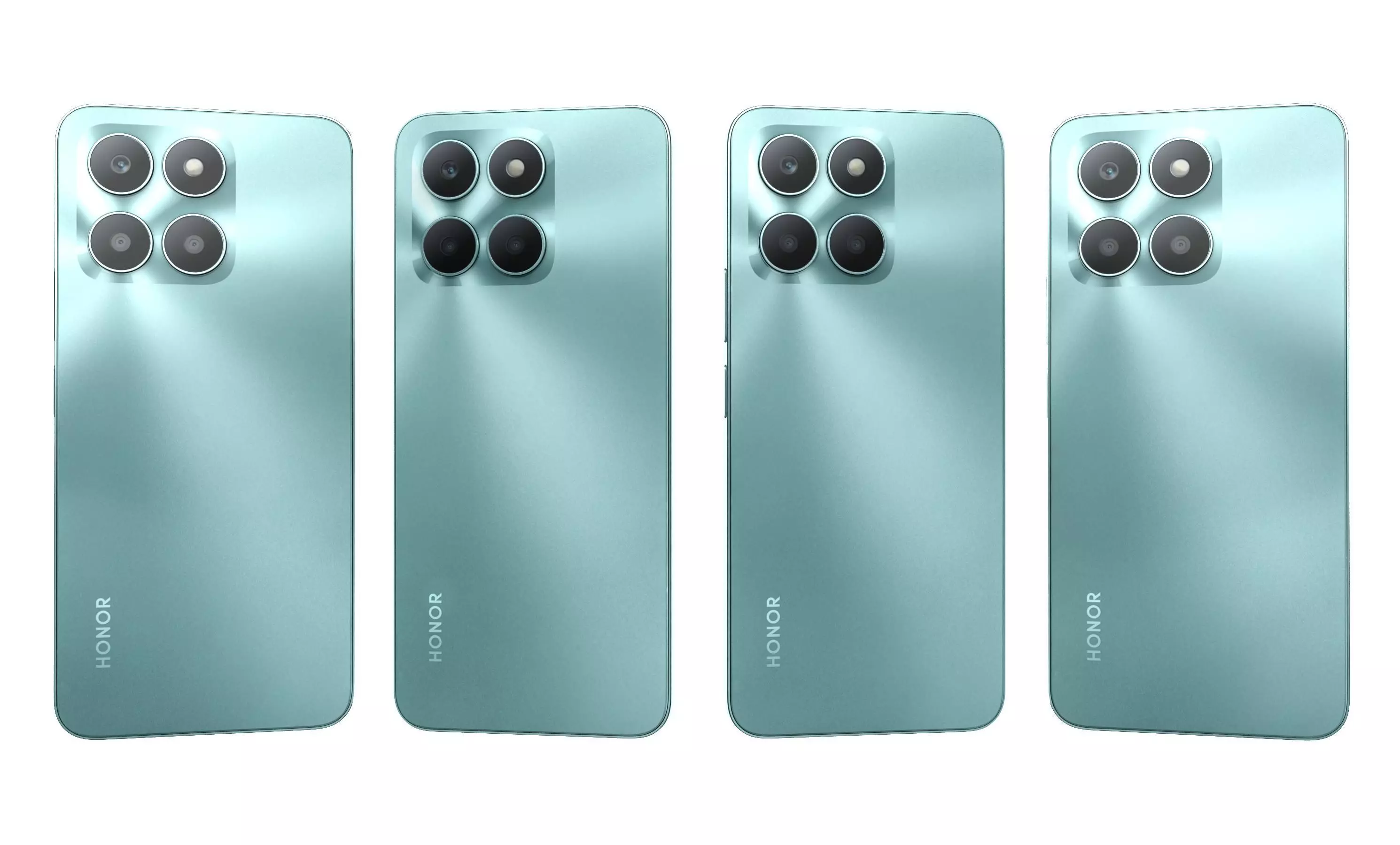 Honor X6a Green High Poly 3D model_23