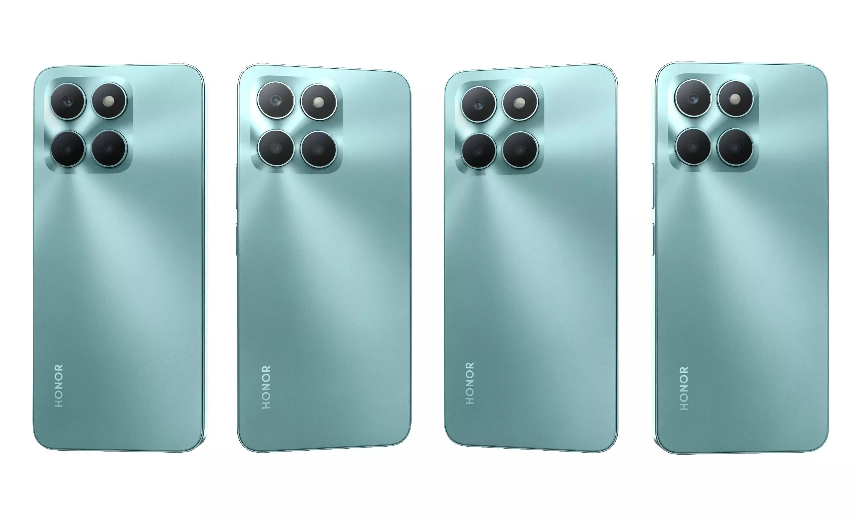 Honor X6a Green High Poly 3D model_25