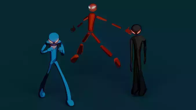 Stylized Stickman
