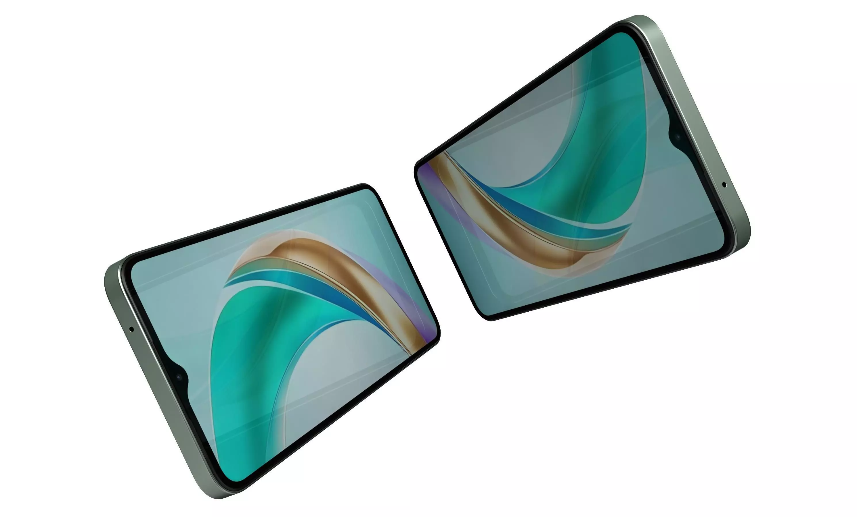 Honor X6b Forest Green High Poly 3D model_30