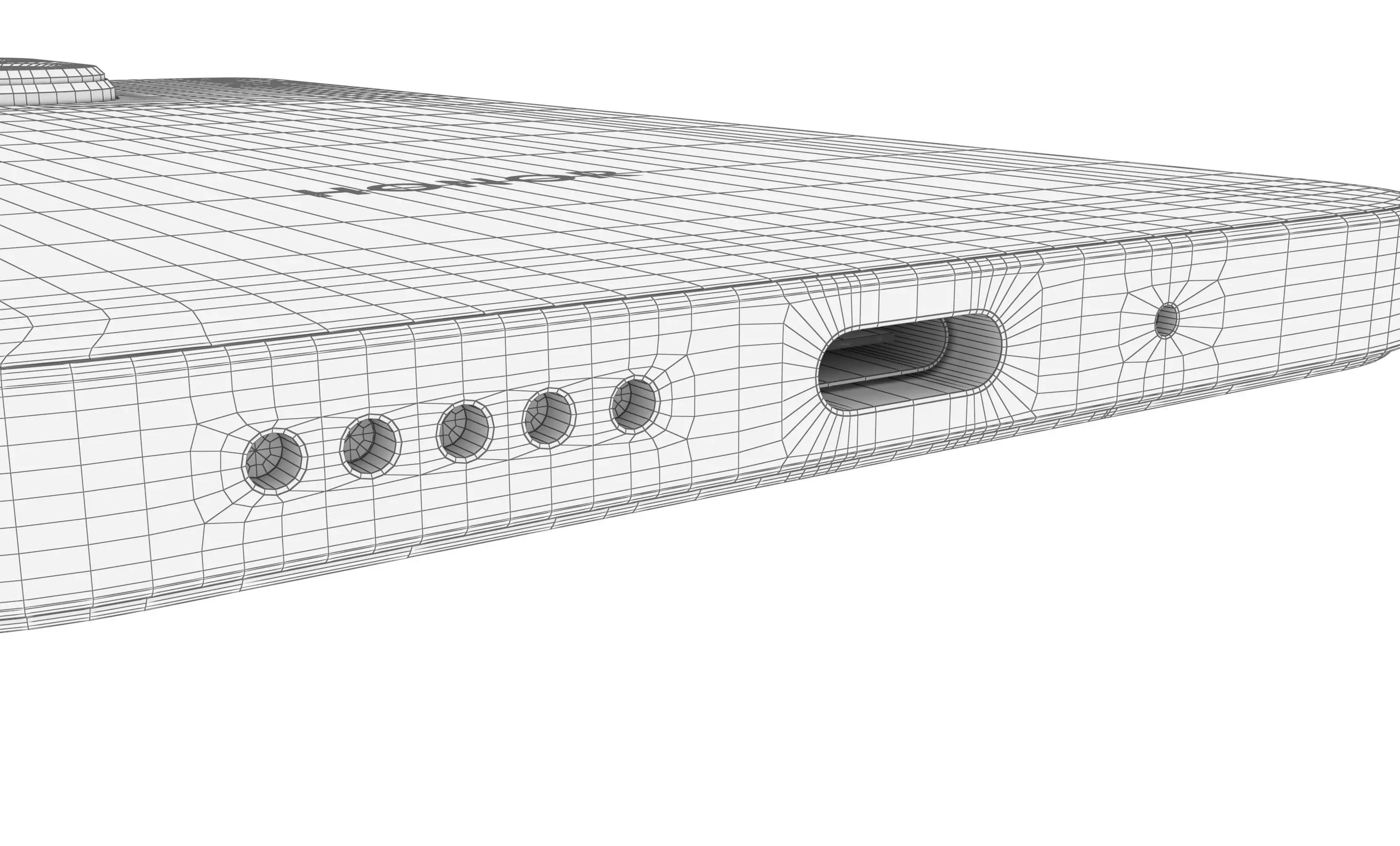 Honor X6b Forest Green High Poly 3D model_24