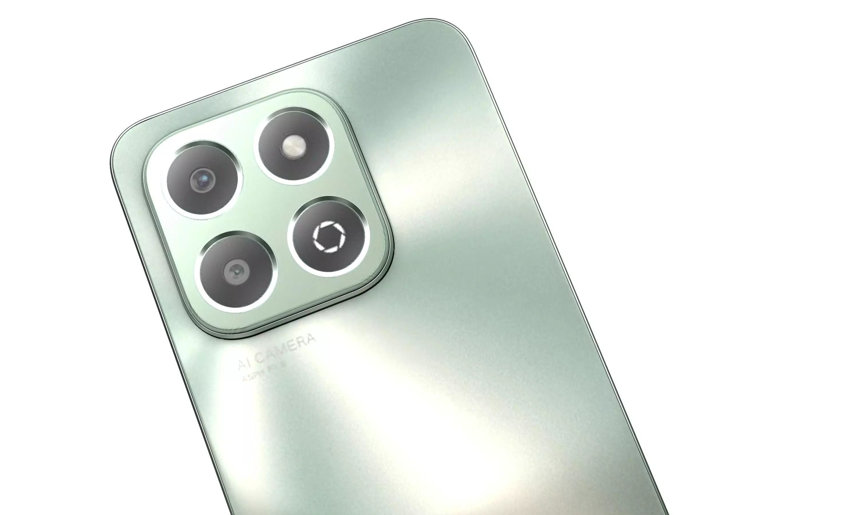 Honor X6b Forest Green High Poly 3D model_9