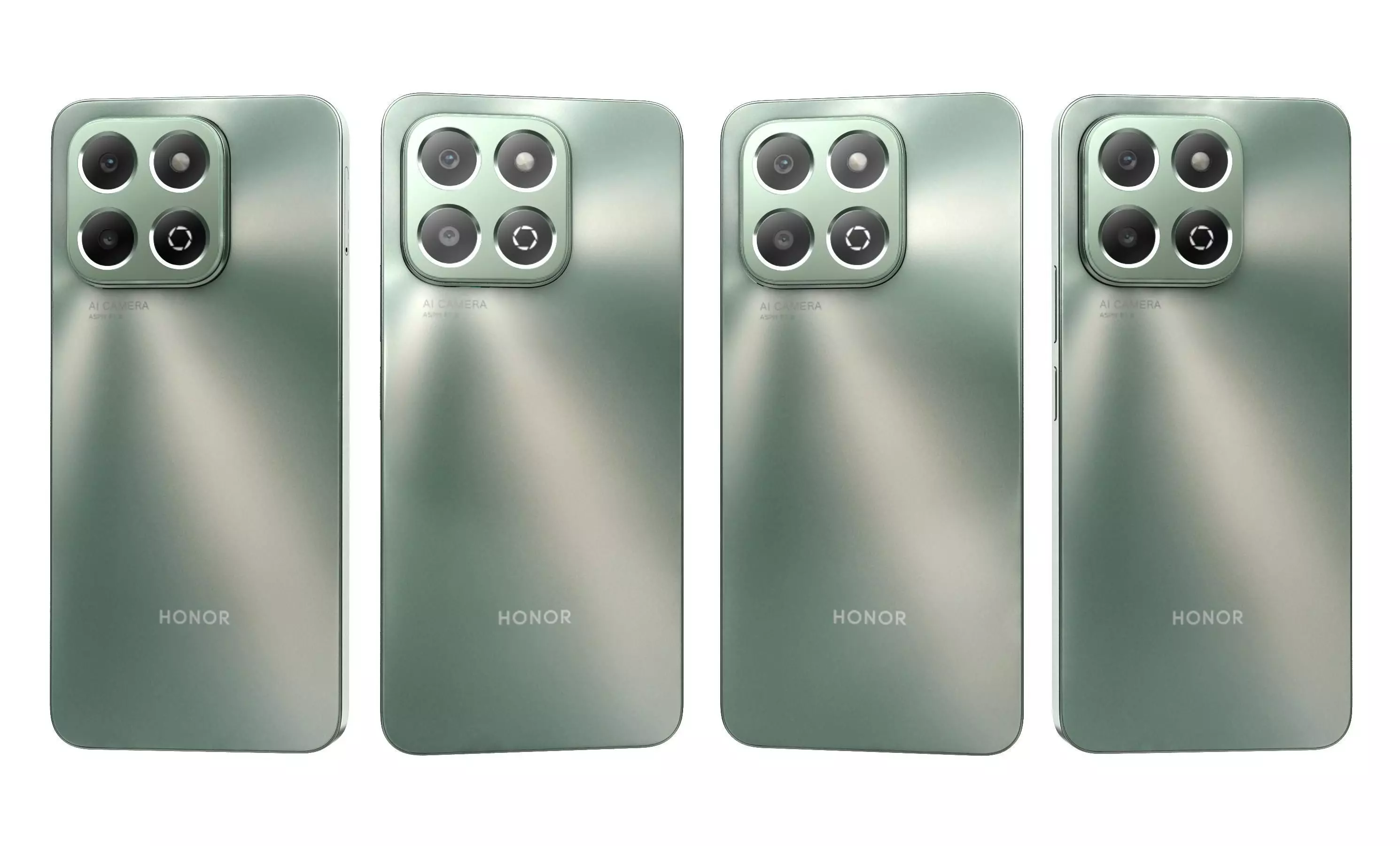 Honor X6b Forest Green High Poly 3D model_29