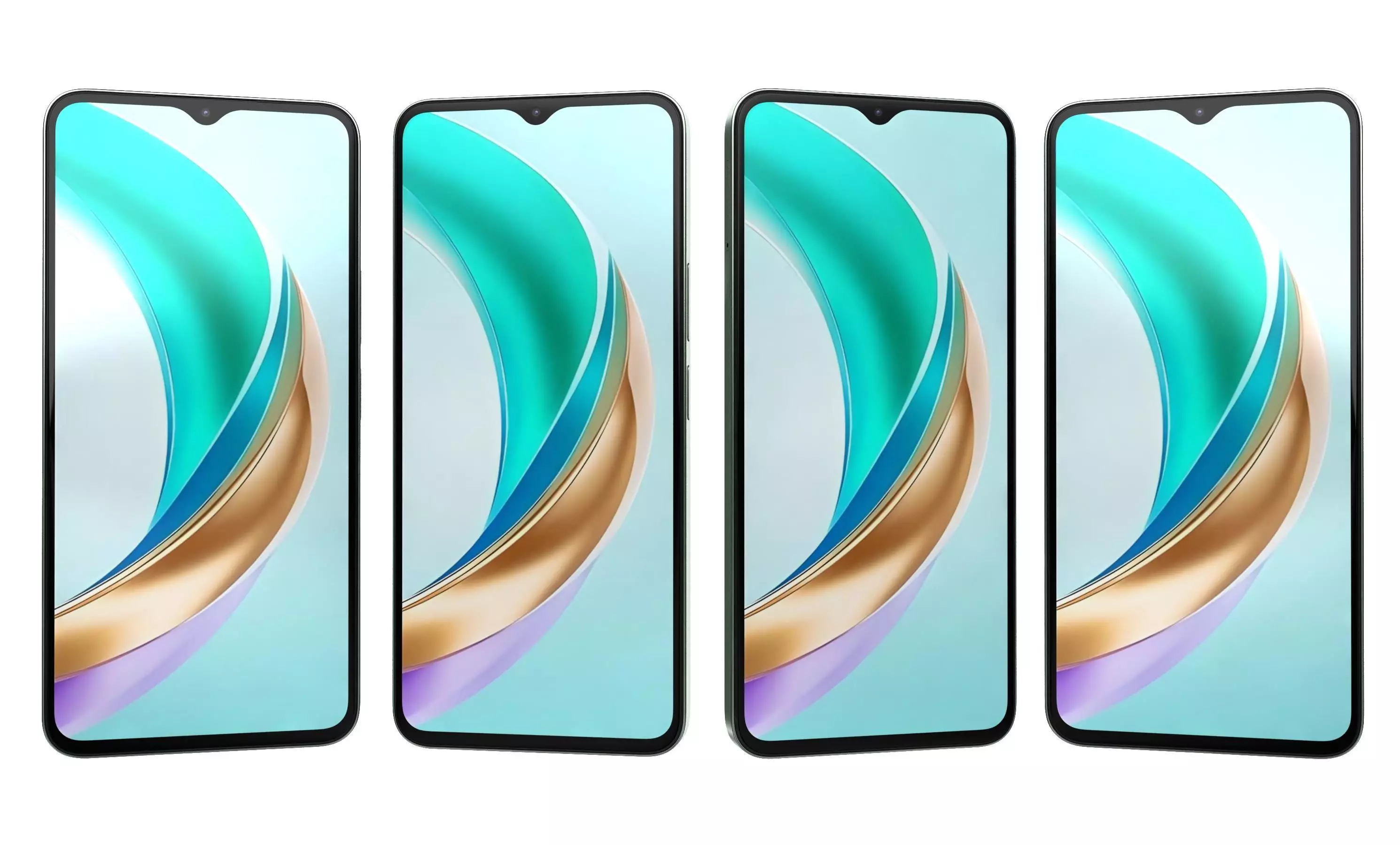 Honor X6b Forest Green High Poly 3D model_10