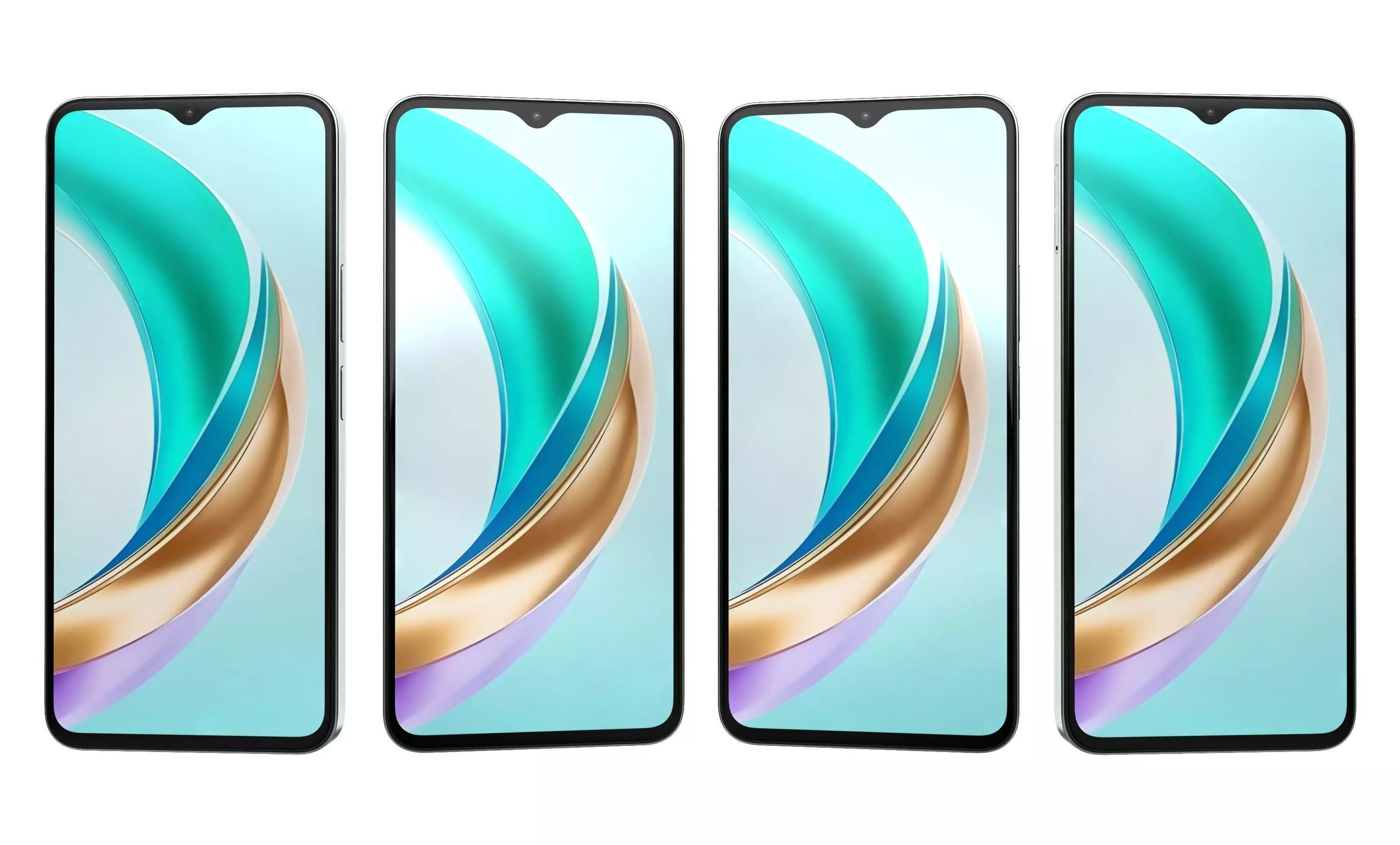 Honor X6b Forest Green High Poly 3D model_28