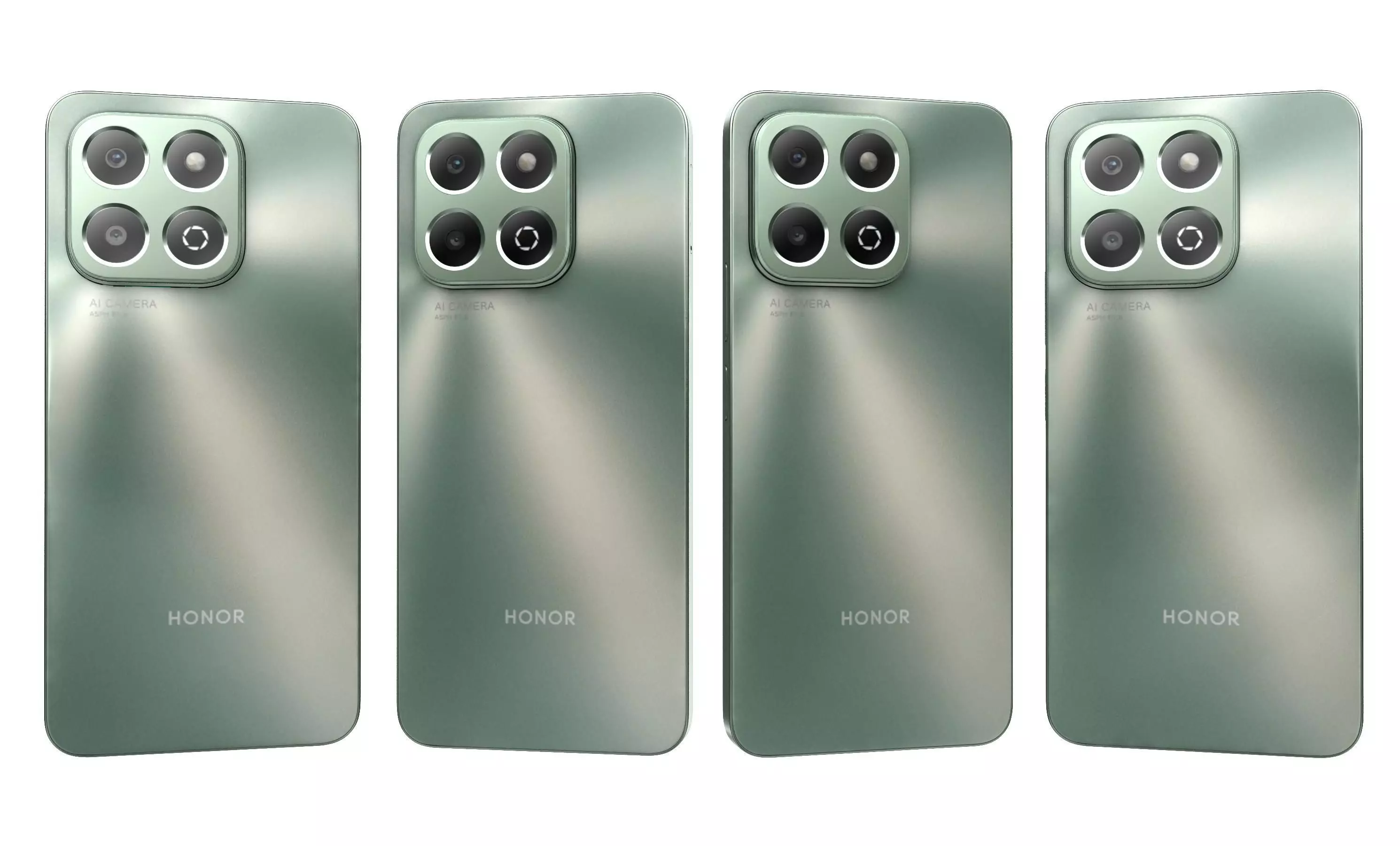 Honor X6b Forest Green High Poly 3D model_25