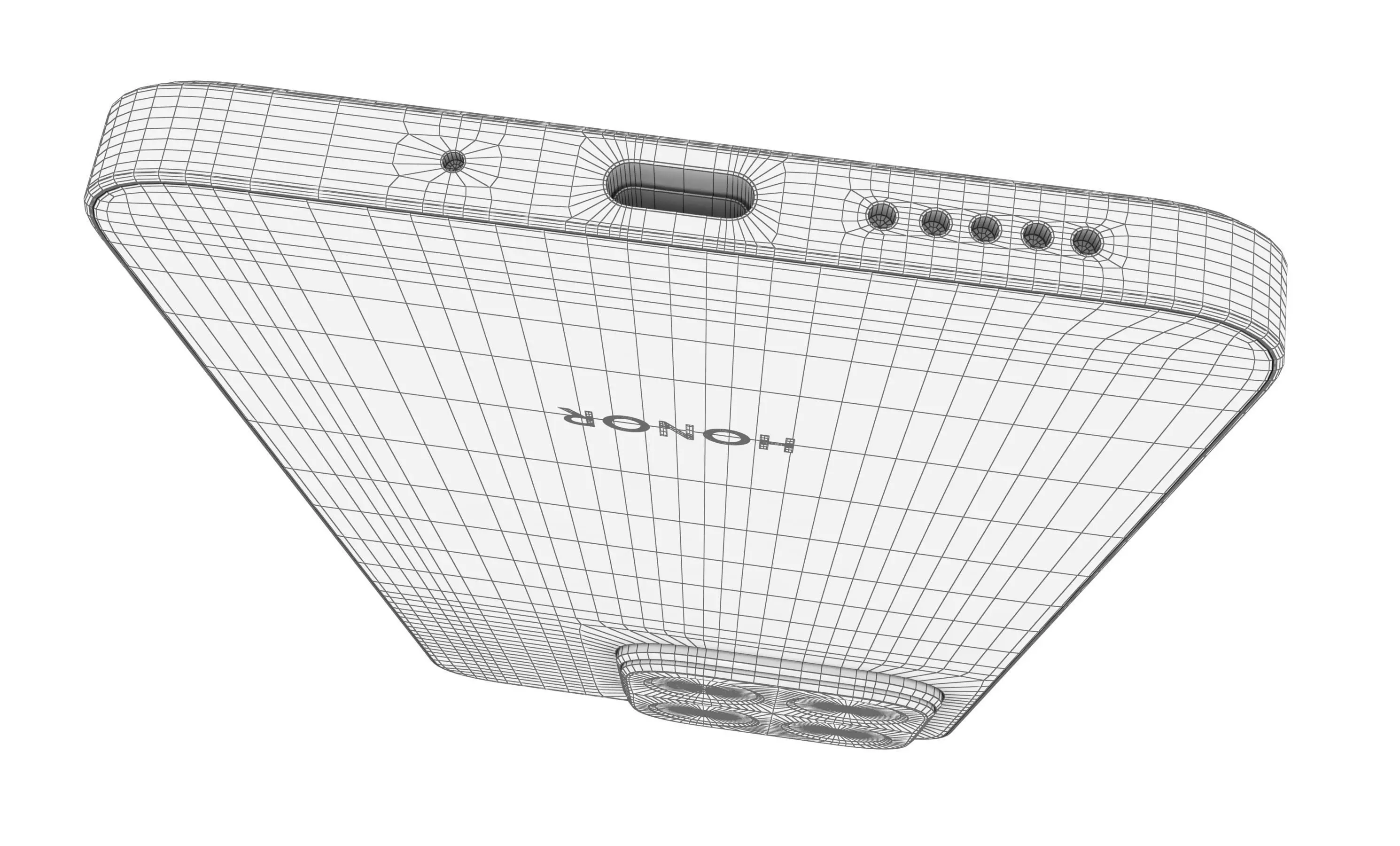 Honor X6b Forest Green High Poly 3D model_16