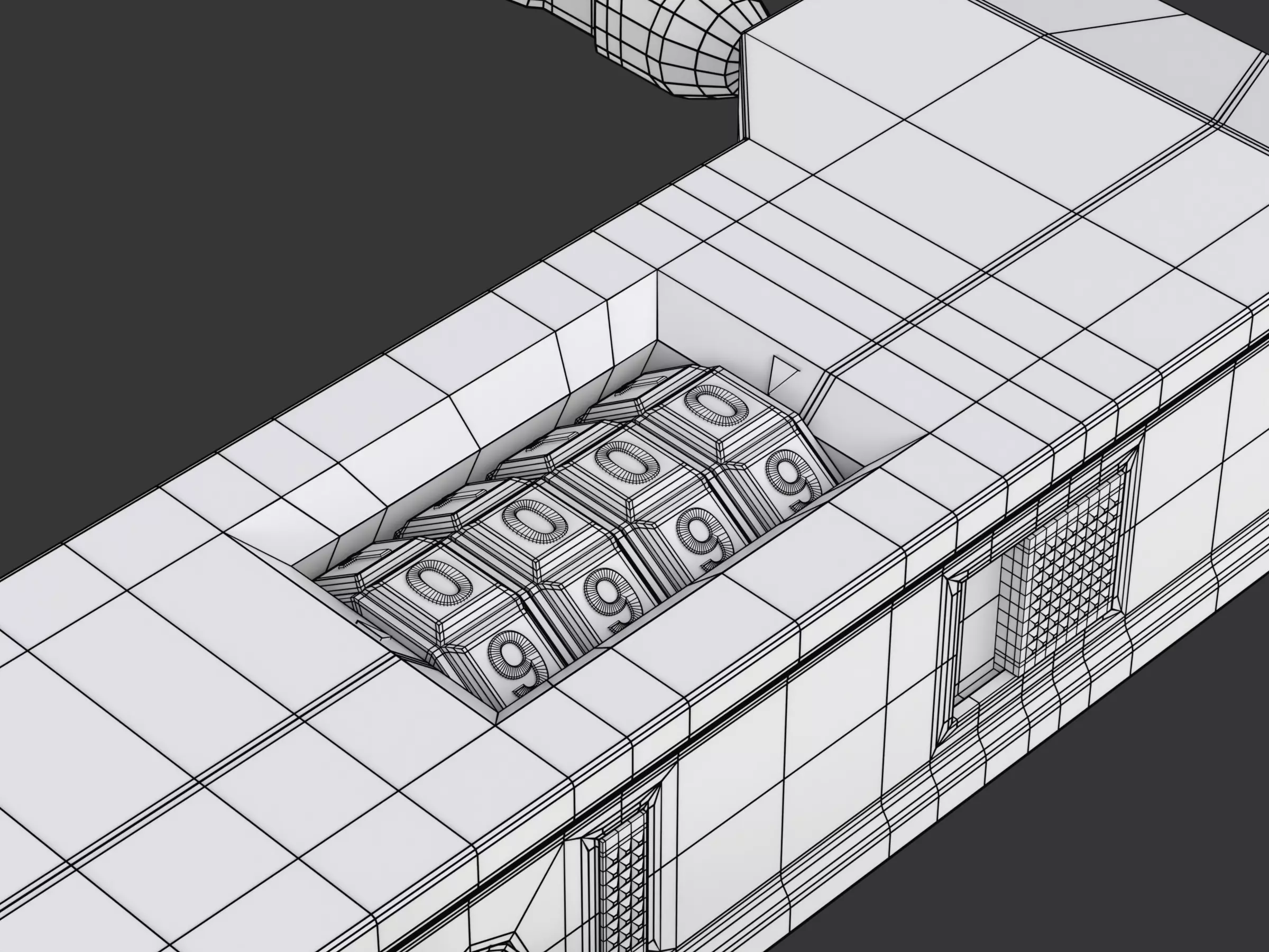 Combination Bicycle U-Lock 3D model_20