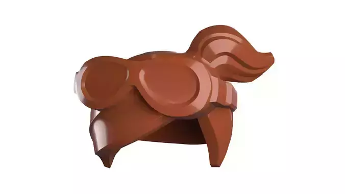 Custom3Dprint Minifigure Accessory - Minifigure Hair S2 - 077