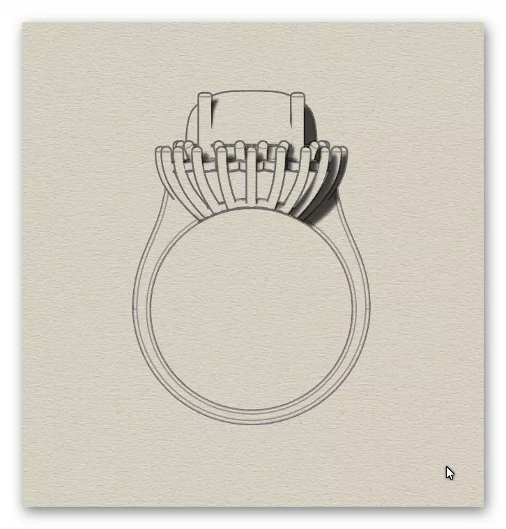 oval halo cluster jewelry ring 3D print model_7