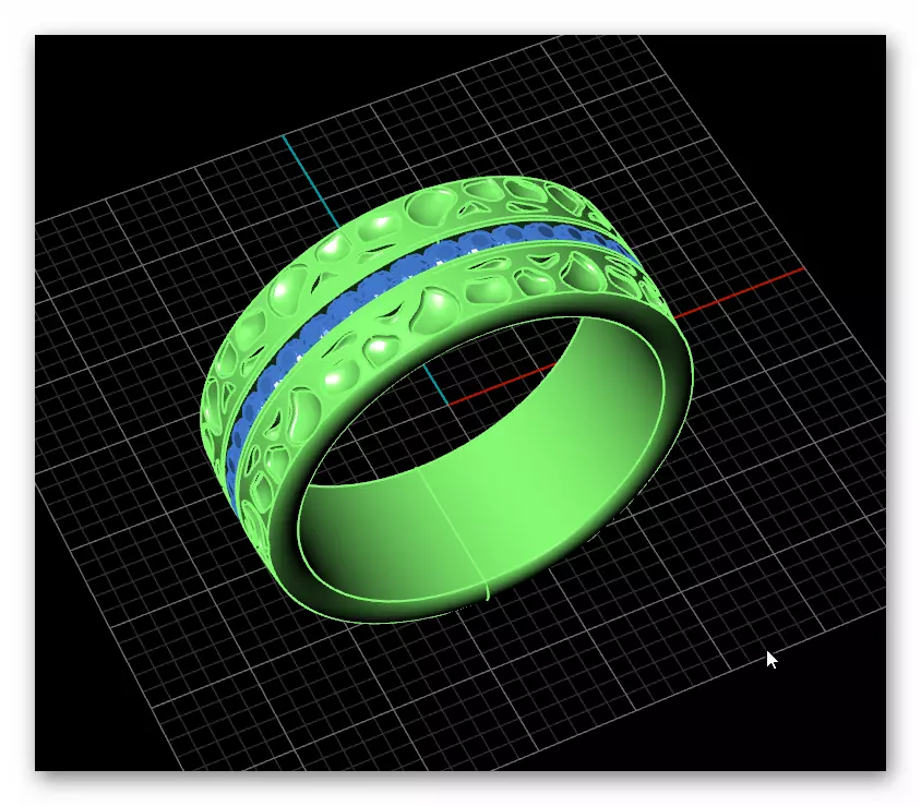 eternity jewelry ring 3D print model_1