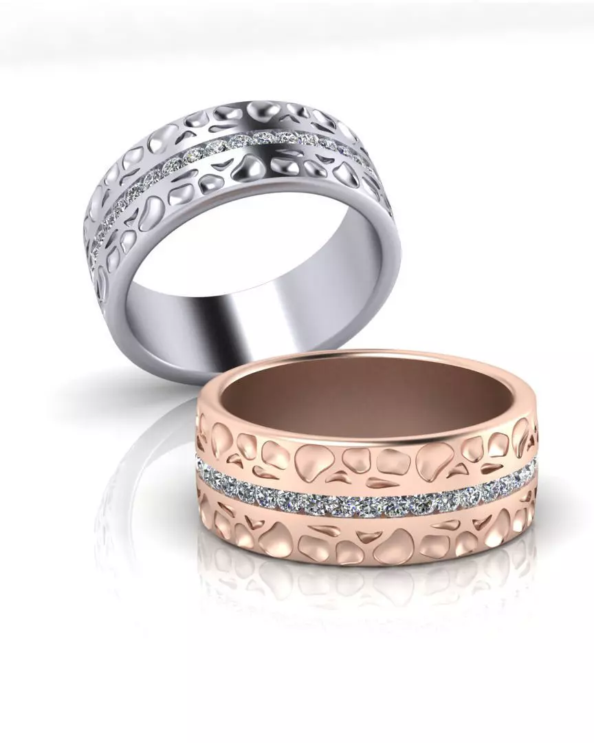 eternity jewelry ring 3D print model_0