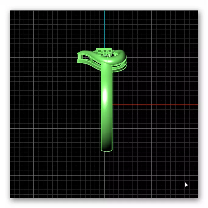 heart love gold ring 3D print model_3