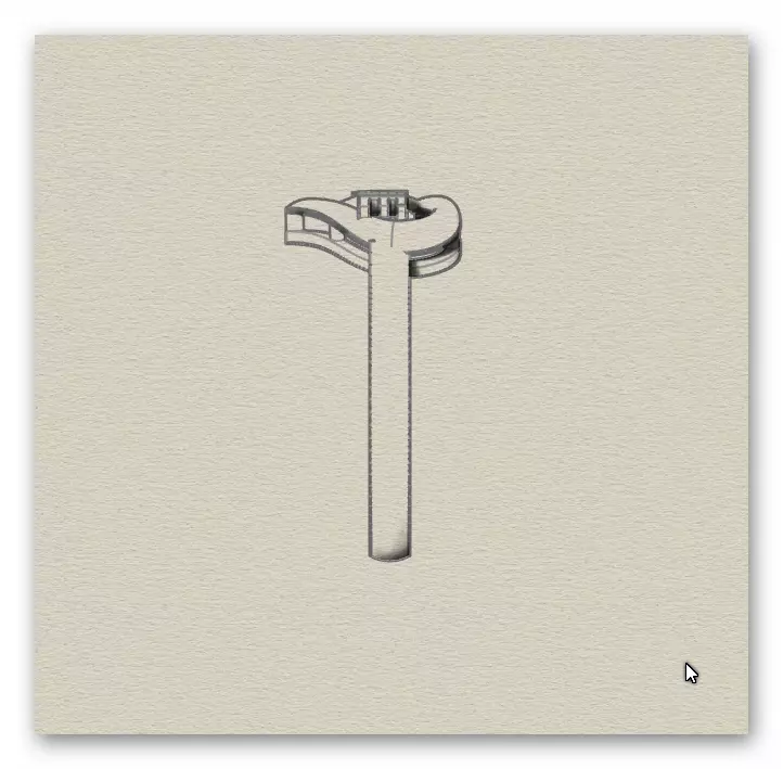 heart love gold ring 3D print model_6