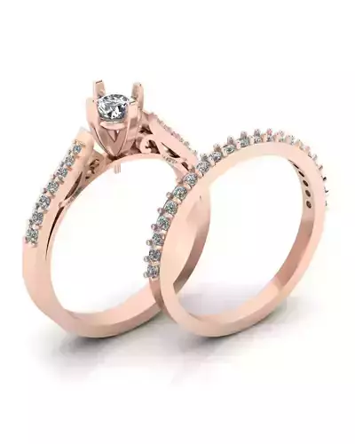 solitaire engagement jewelry ring