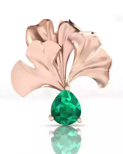emerald pear jewelry pendant