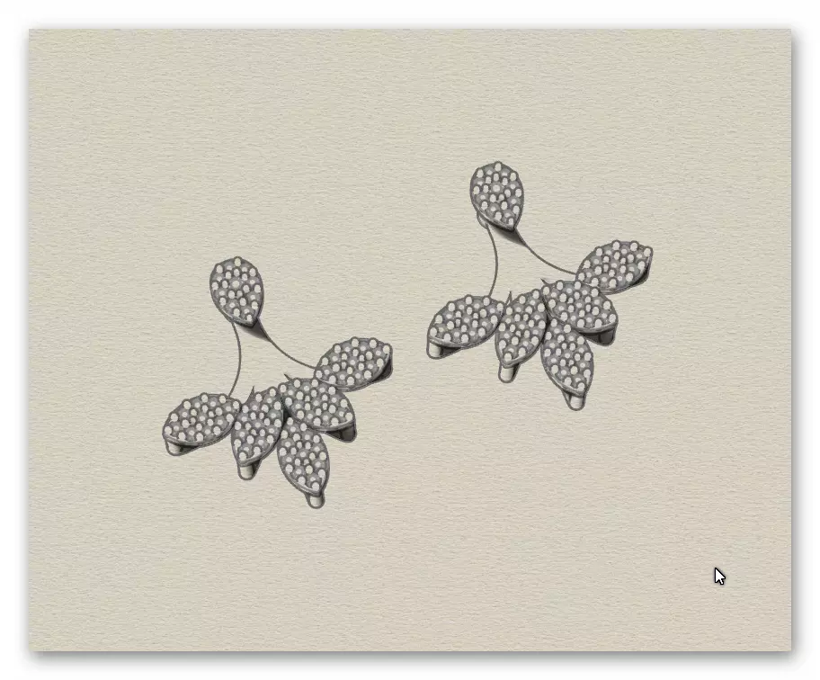 pear and marquise shape pave setting jewelry earring 3D print model_9