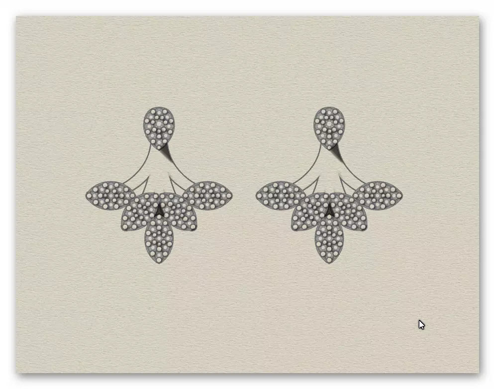 pear and marquise shape pave setting jewelry earring 3D print model_6