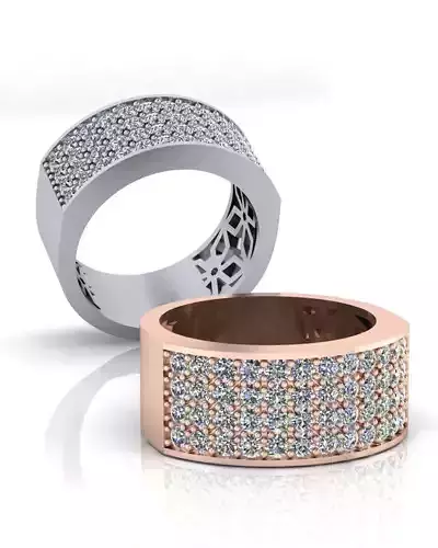 pave setting jewelry ring