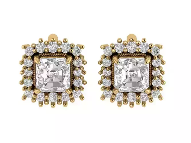 Elegant Diamond Earing