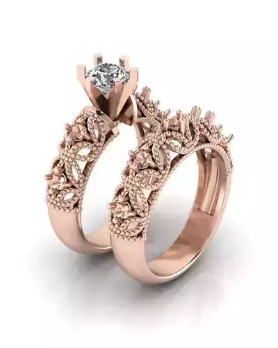 solitaire engagement jewelry ring