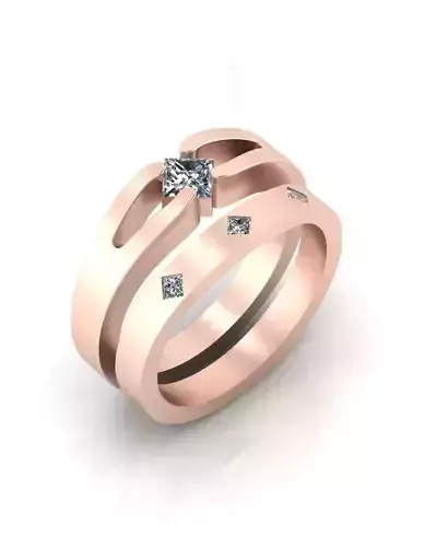 prince cut engagement jewelry ring