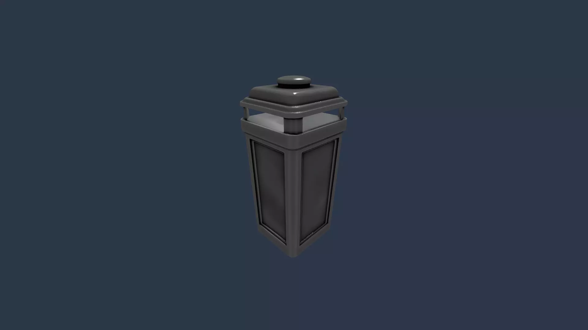 Dustbin 3D model_5