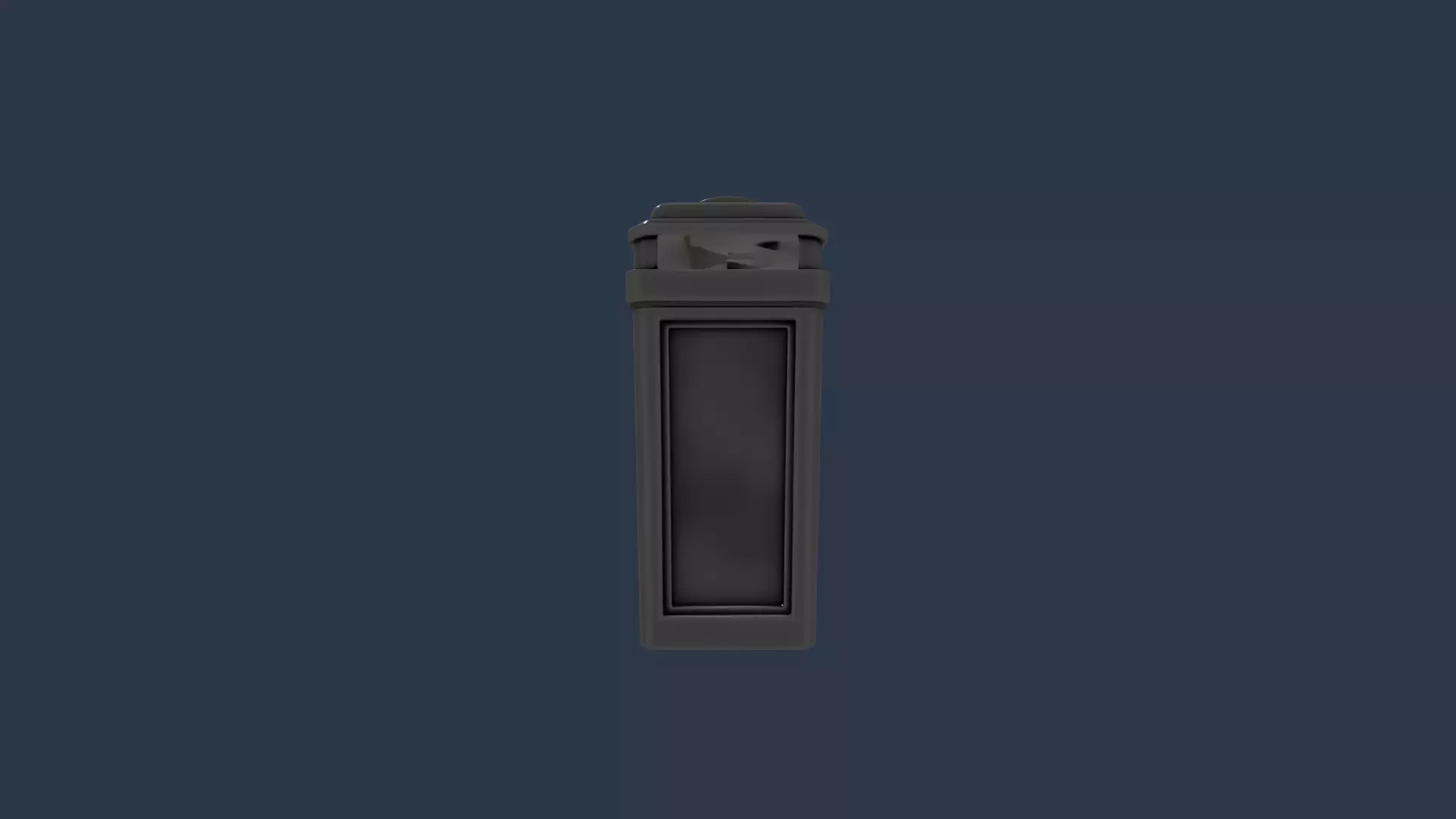 Dustbin 3D model_4