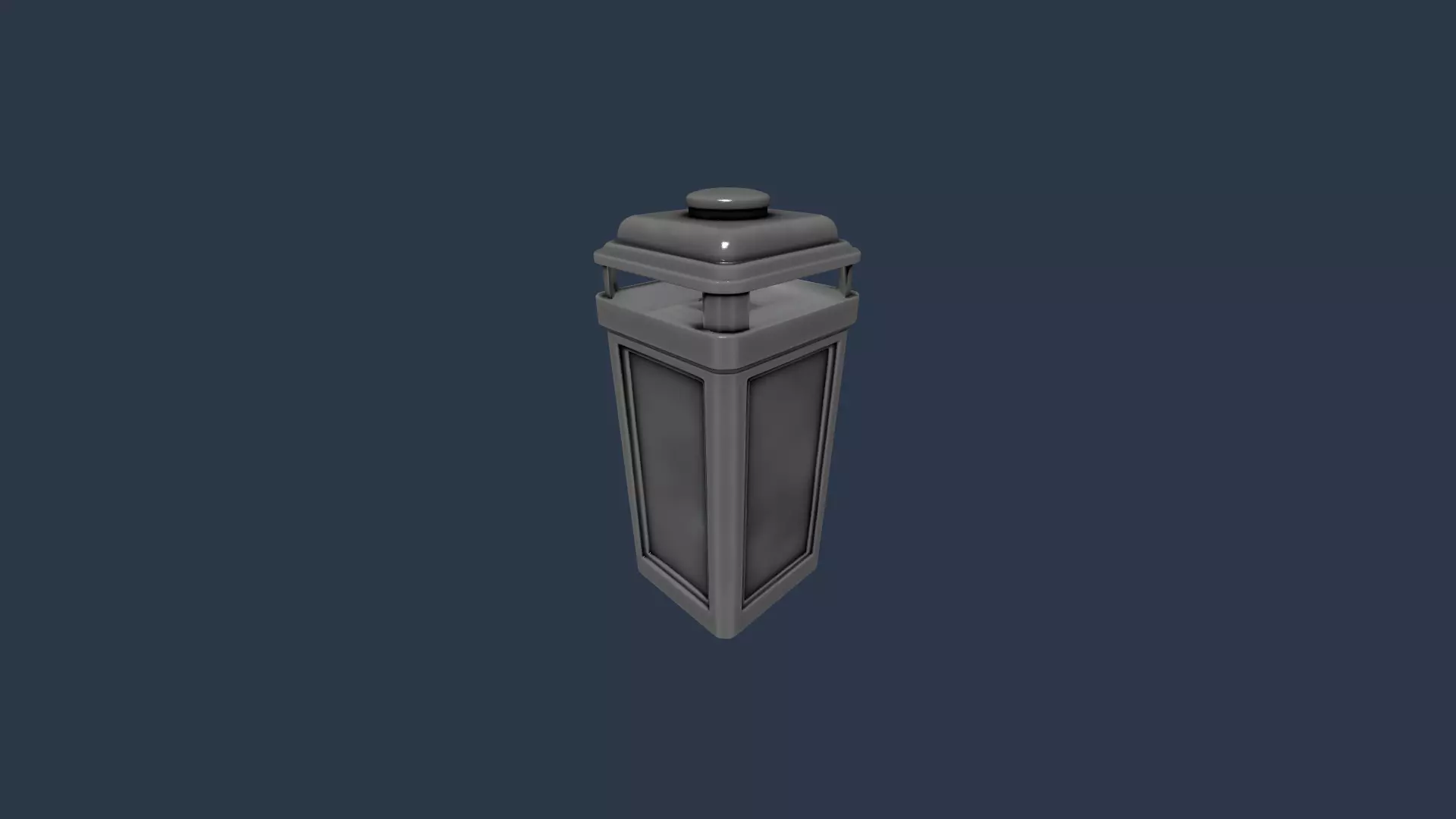 Dustbin 3D model_0